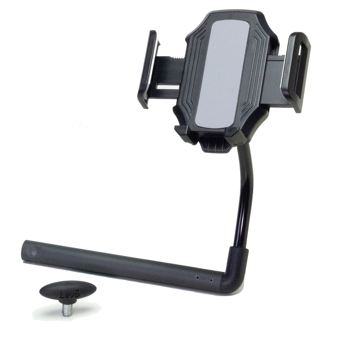 LEVO Phone Holder Exclusively for LEVO Laptop Workstation Stands - BLACK - Image 3